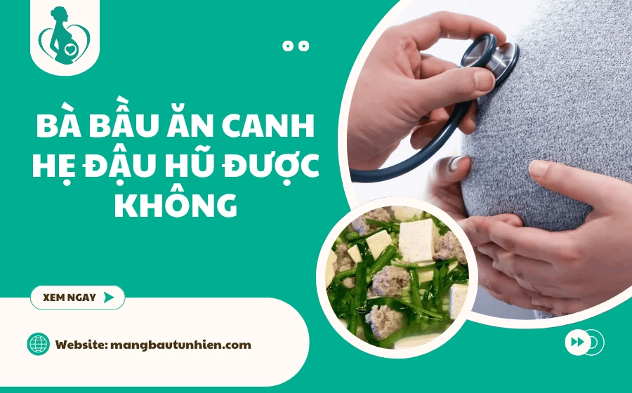 Bà bầu ăn canh hẹ đậu hũ được không