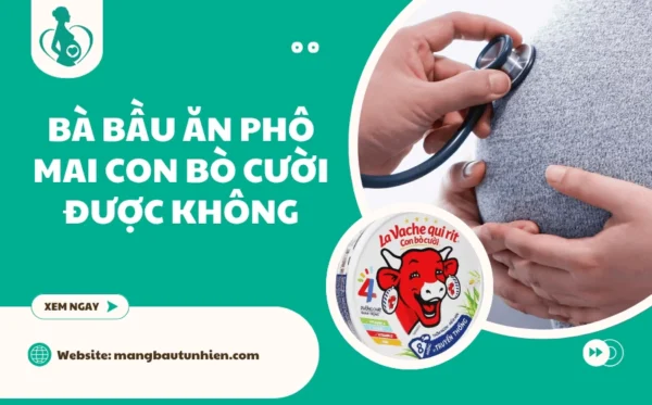 Bà bầu ăn phô mai Con Bò Cười được không