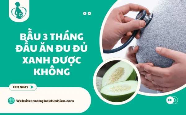 Bầu 3 tháng đầu ăn đu đủ xanh được không? [Giải đáp từ A-Z]