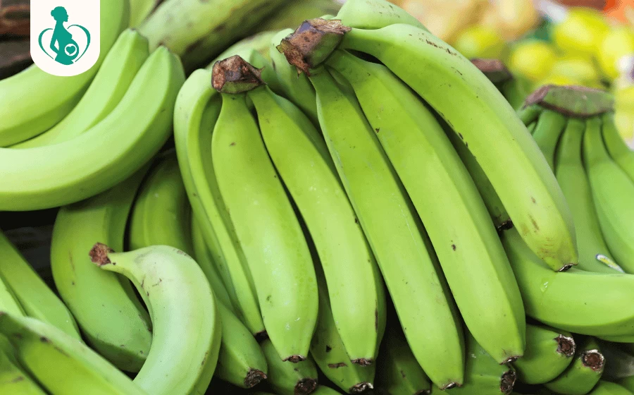 Bầu 3 tháng đầu ăn chuối xanh được không