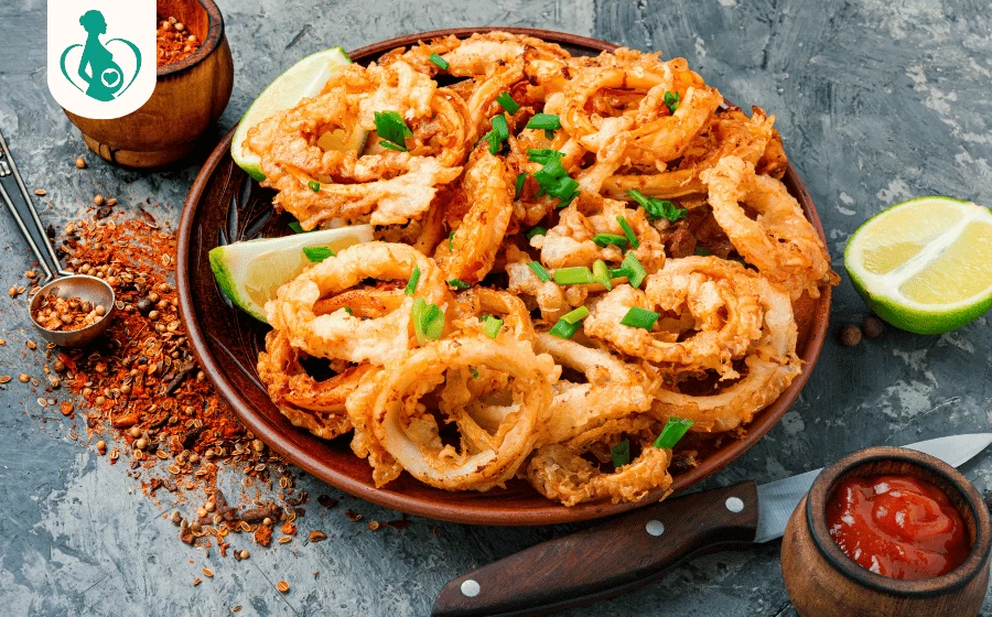 Bà bầu 3 tháng đầu ăn mực được không