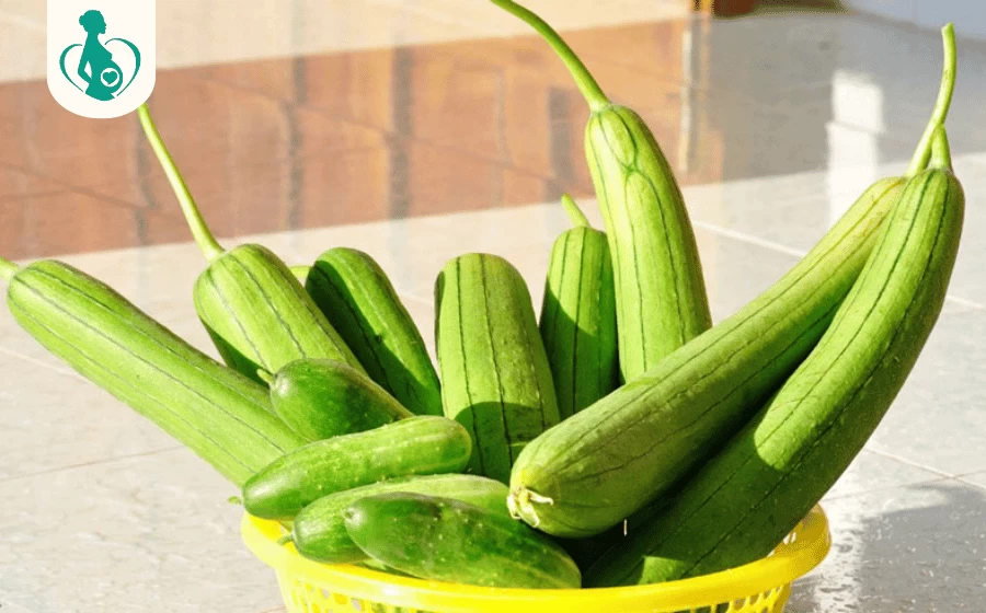 Bầu 3 tháng đầu ăn mướp được không